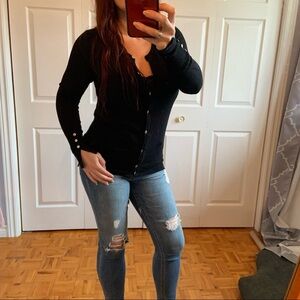 ZARA women’s size small black cardigan